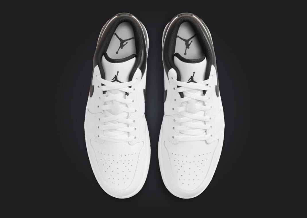 Giày Nike Air Jordan 1 Low ‘White Black’ 553560-132 - Ảnh 4
