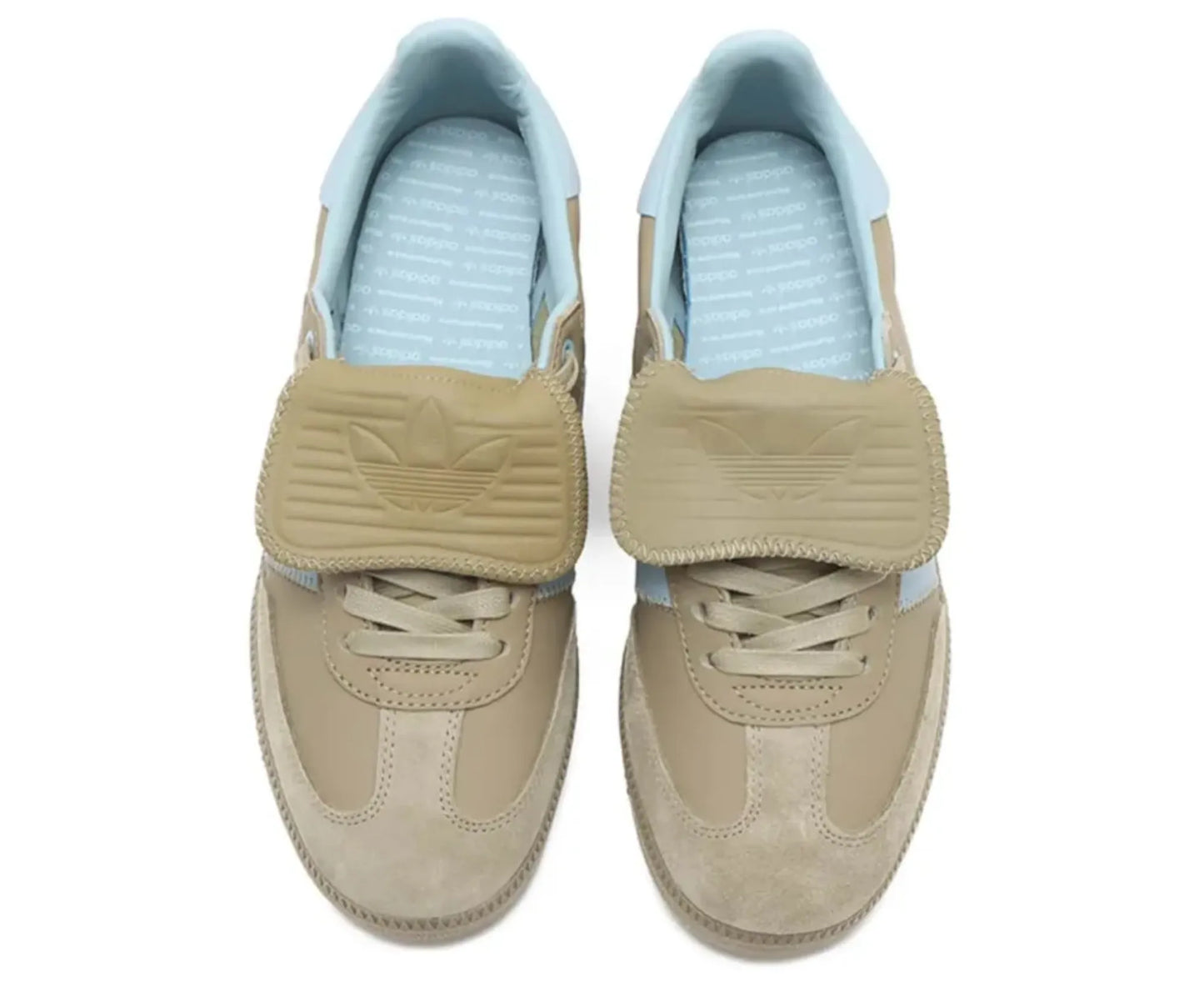 Giày Pharrell x Adidas Samba Human Race 'Orbit Green Ash Grey' ID8712 - Ảnh 4