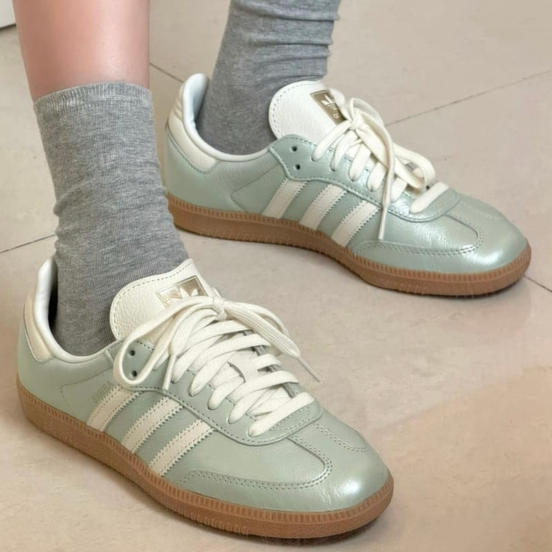 Giày Adidas Samba ‘Metallic Green’ IG1965 - Ảnh 5
