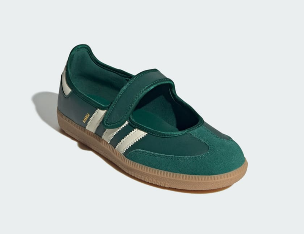 Giày Adidas Samba Jane 'Collegiate Green' JR7340 - Ảnh 4