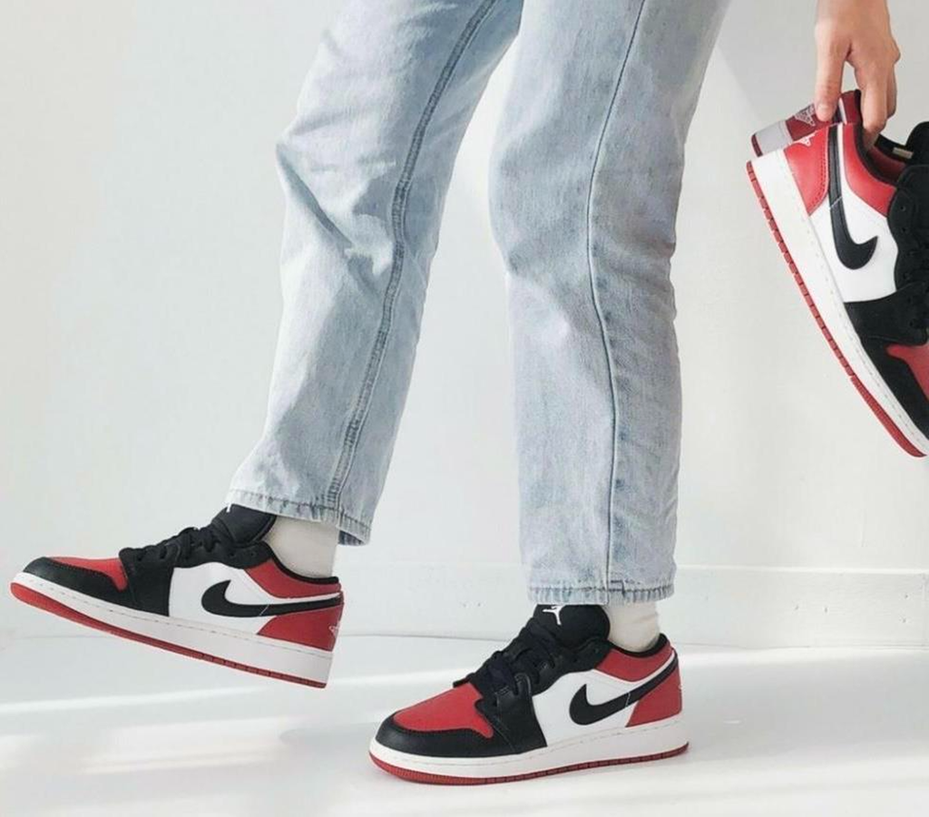 Giày Nike Air Jordan 1 Low 'Bred Toe' 553558-612 - Ảnh 3