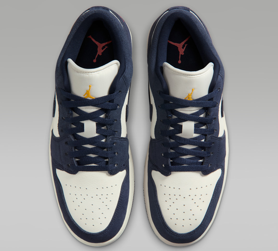 Giày Nike Air Jordan 1 Low ‘Obsidian Suede’ IO7448-400 - Ảnh 5