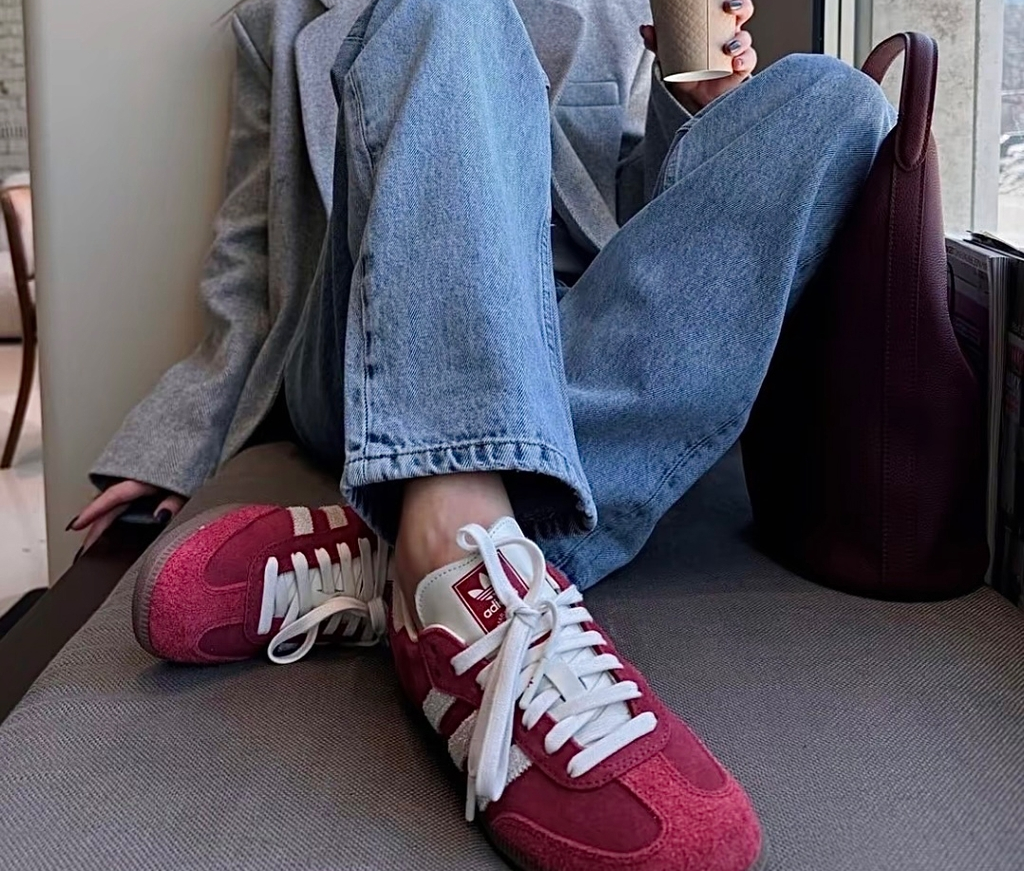 Giày Adidas Samba OG 'Talchum Pack - Scarlet IG8905 - Ảnh 2