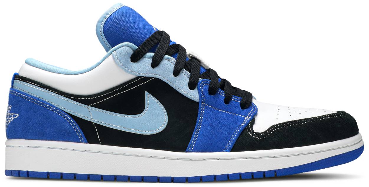 Giày Nike Air Jordan 1 Low ‘Black Blue White’ DH0206-400 - 23trk.com