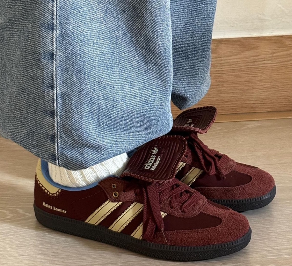 Giày Adidas x Wales Bonner Nylon Samba ‘Fox Brown’ IE0579 - Ảnh 2