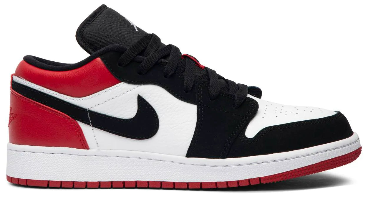 Giày Nike Air Jordan 1 Low GS ‘Black Toe’ 553560-116 - 23trk.com