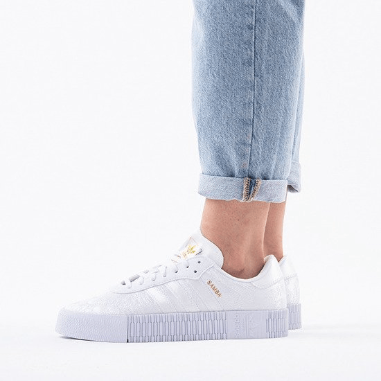 Giày Adidas Women's Sambarose 'Cloud White/Gold Metallic' EG5158 - Ảnh 5