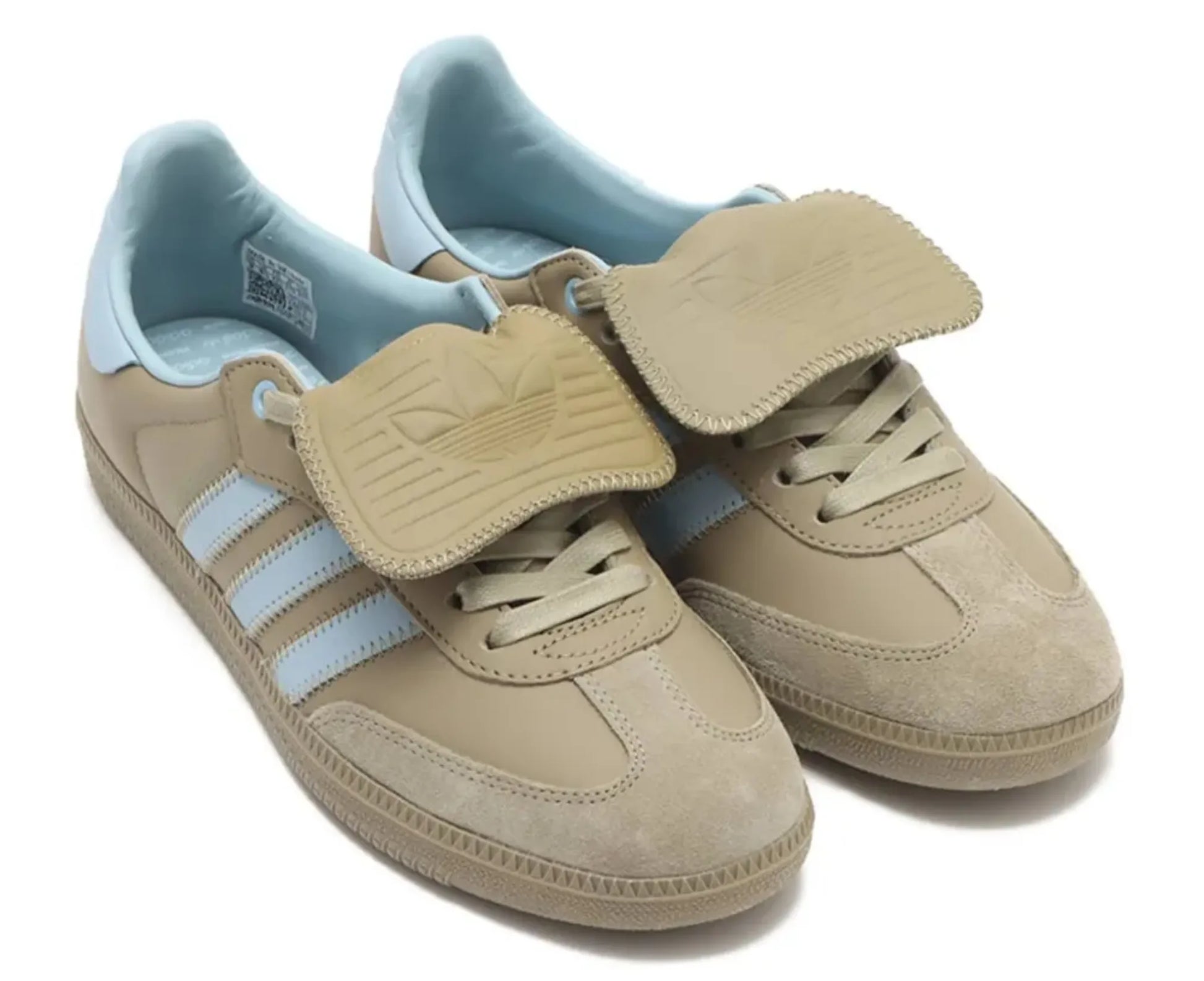Giày Pharrell x Adidas Samba Human Race 'Orbit Green Ash Grey' ID8712 - Ảnh 5