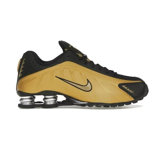 Nike Shox R4 Black Metallic Gold (Women's)