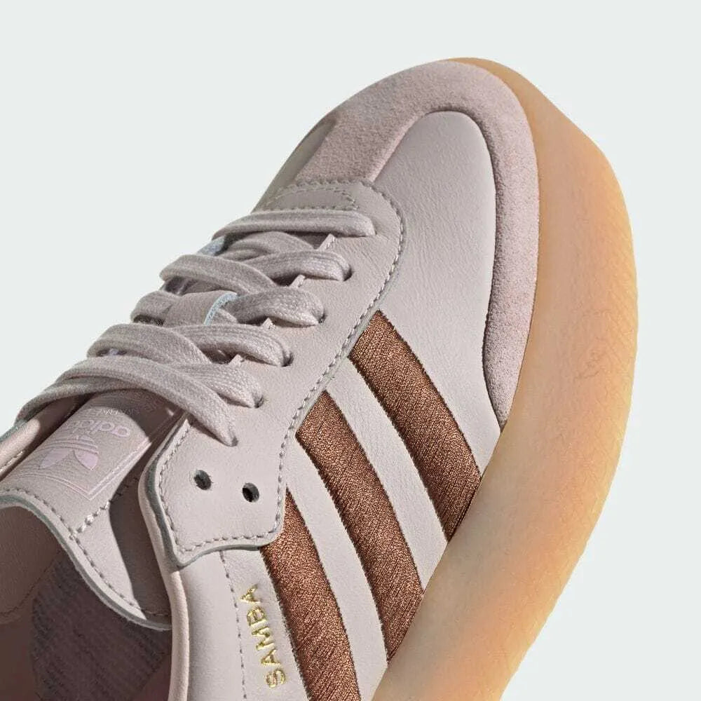Giày Adidas Samba Vegan Light Pink Brown ID3737 - Ảnh 3