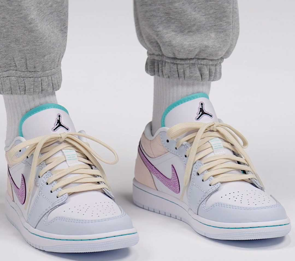 Giày Nike Air Jordan 1 Low ‘Multi Color Sashiko’ FV3623-151 - Ảnh 4