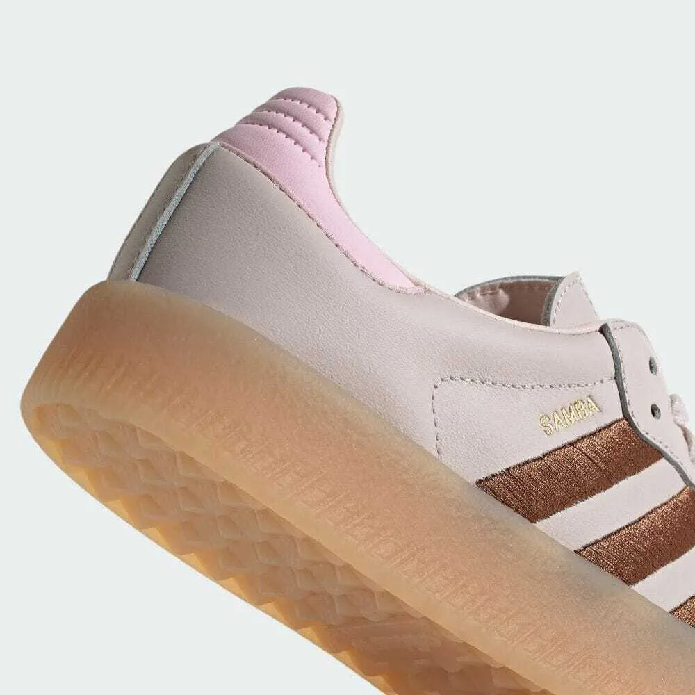 Giày Adidas Samba Vegan Light Pink Brown ID3737 - Ảnh 2