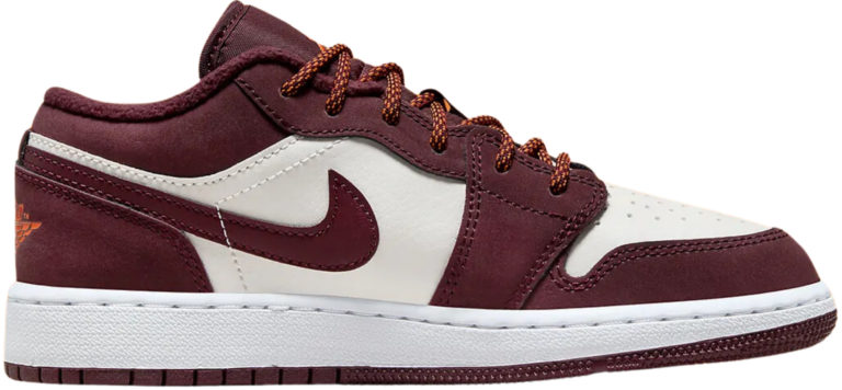Giày Nike Air Jordan 1 Low GS ‘Night Maroon’ 553560-068 - 23trk.com