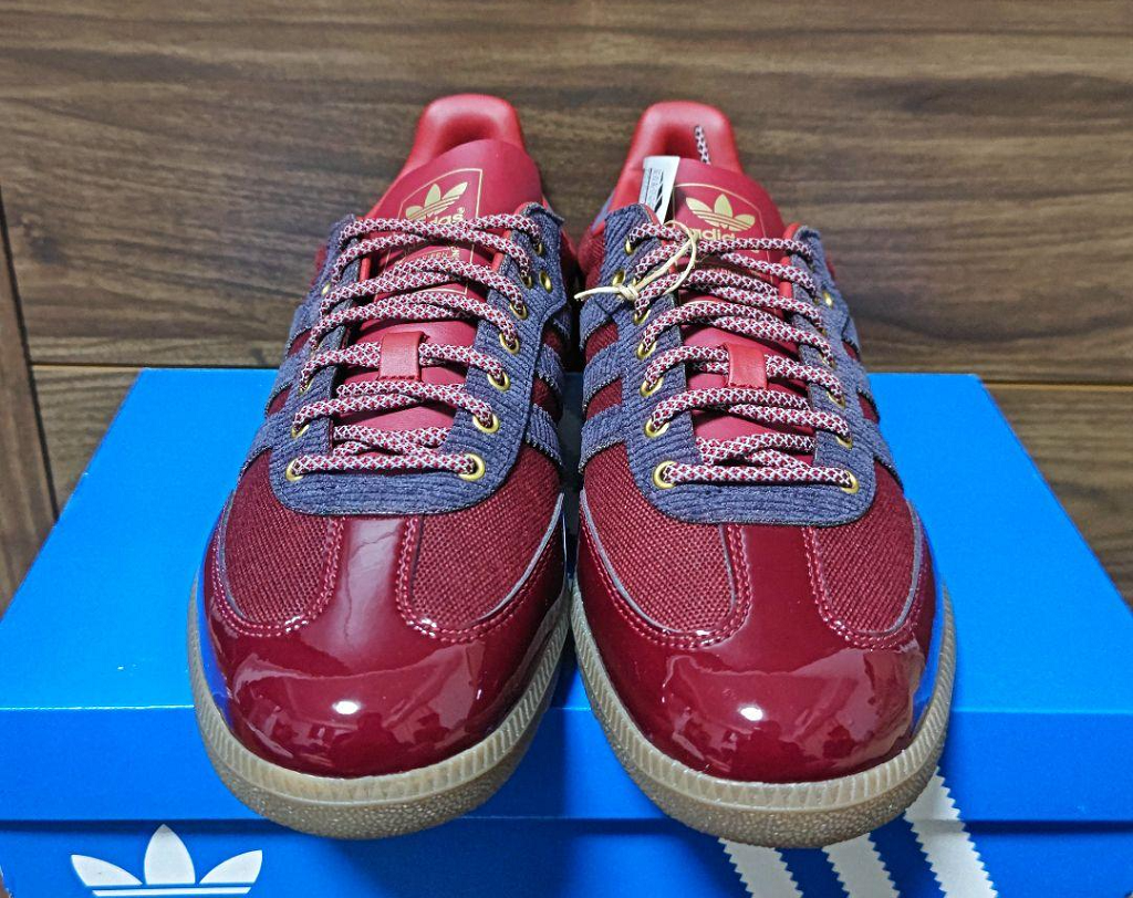 Giày Adidas x ALWAYTH Samba OG 'College Burgundy' IH5187 - Ảnh 2