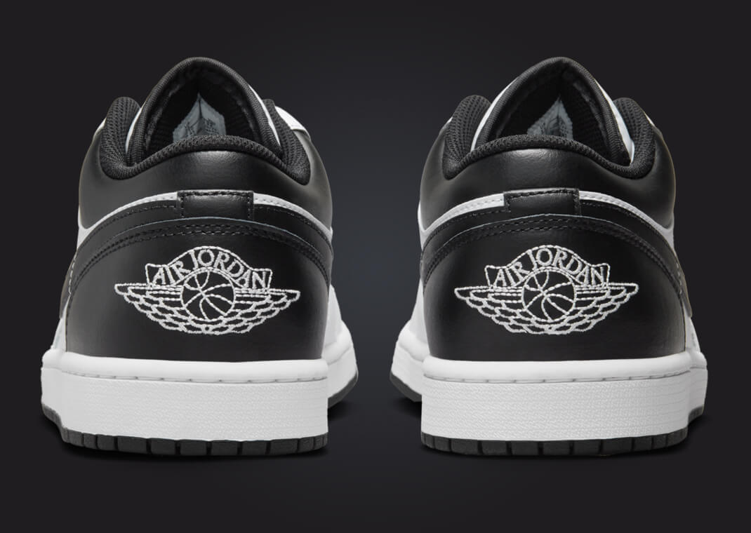 Giày Nike Air Jordan 1 Low ‘White Black’ 553560-132 - Ảnh 3