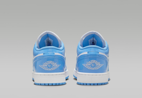 Giày Nike Air Jordan 1 Low SE GS ‘Legend Blue Patent’ FZ3929-114 - Ảnh 5