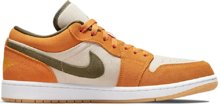 Giày Nike Air Jordan 1 Low ‘Orange Olive’ DH6931-102 - 23trk.com