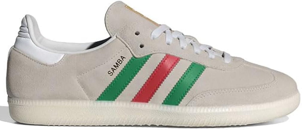 Giày Adidas Samba OG ‘Crystal White Green Scarlet’ IG1826 - 23trk.com