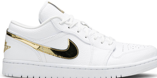 Giày Nike Air Jordan 1 Low ‘White Metallic Gold’ CZ4776-100 - 23trk.com