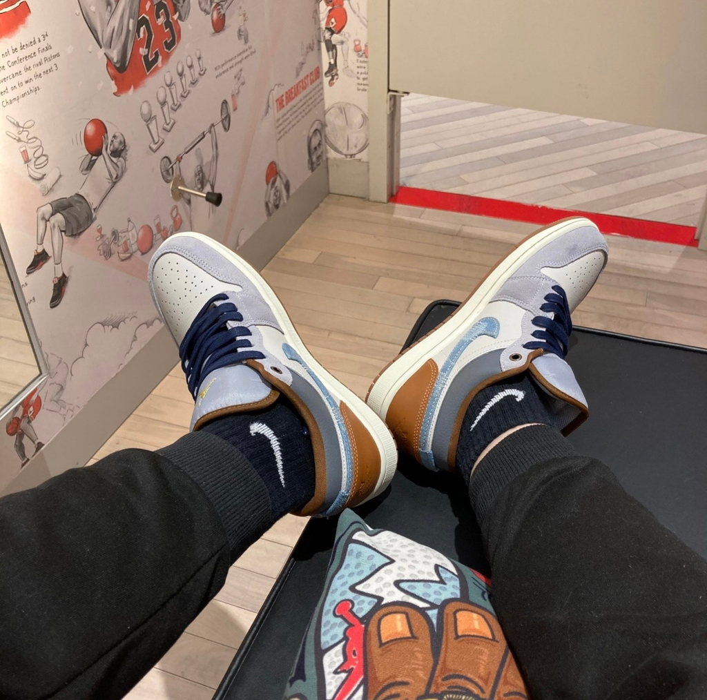 Giày Nike Air Jordan 1 Low SE Phantom FZ5042-041 - Ảnh 4
