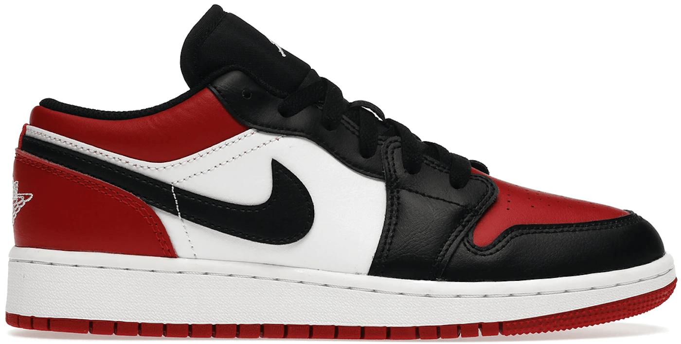 Giày Nike Air Jordan 1 Low GS ‘Bred Toe’ 553560-612 - 23trk.com