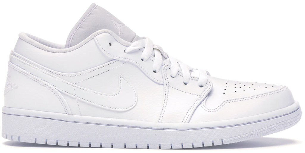 Giày Nike Air Jordan 1 Low ‘Triple White’ 553558-126 - 23trk.com