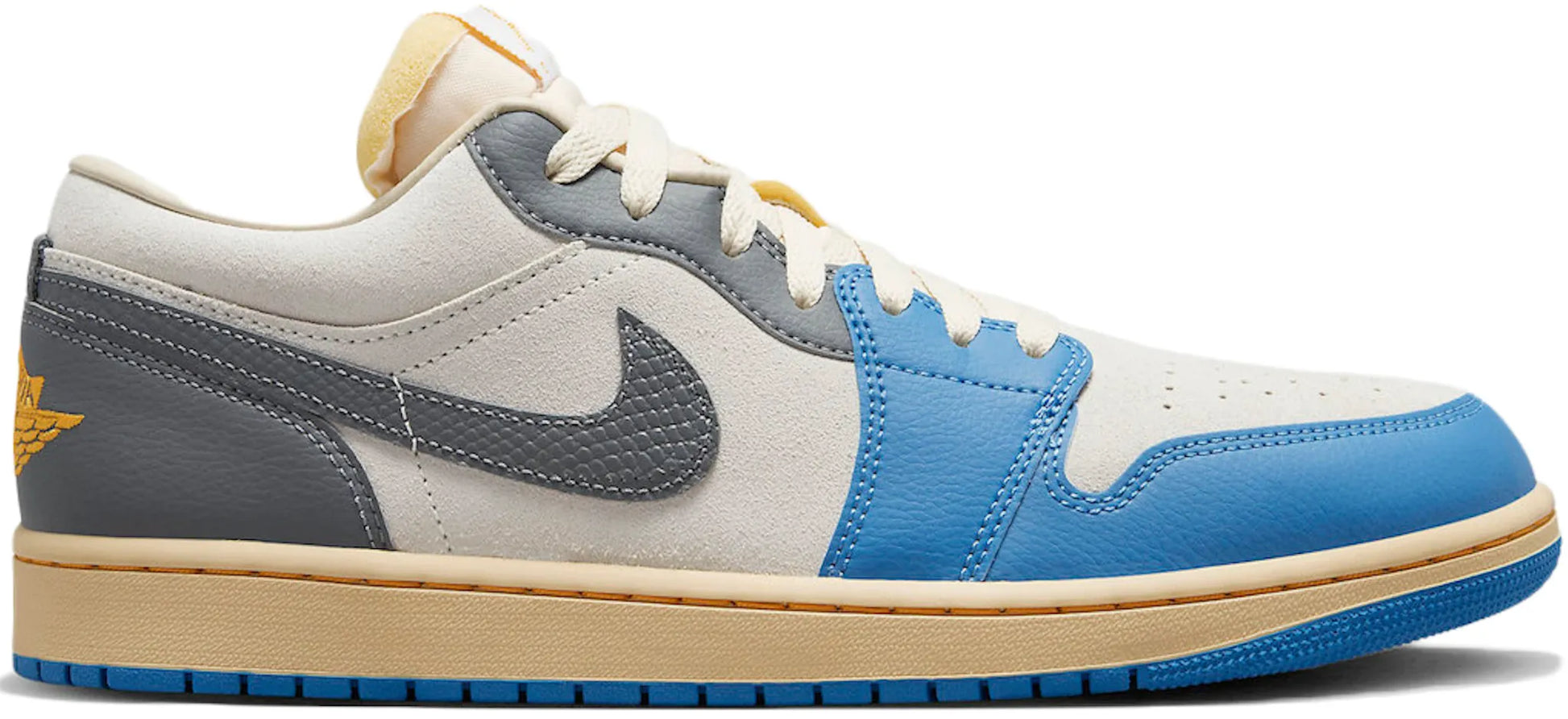 Giày Nike Air Jordan 1 Low ‘Vintage UNC Grey’ DZ5376-469 - 23trk.com