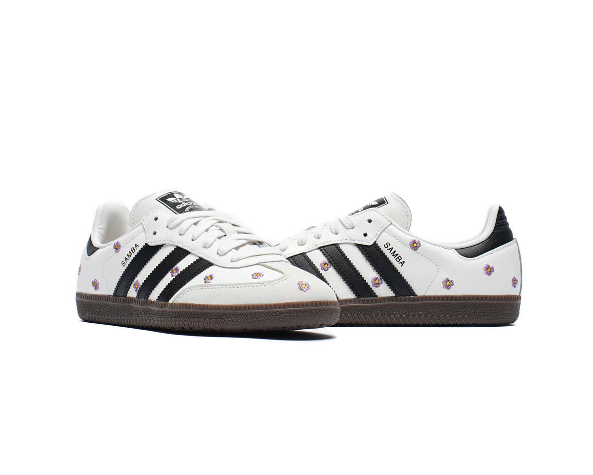 Giày Adidas Samba OG Wmns 'White Floral' IF4398 - Ảnh 3