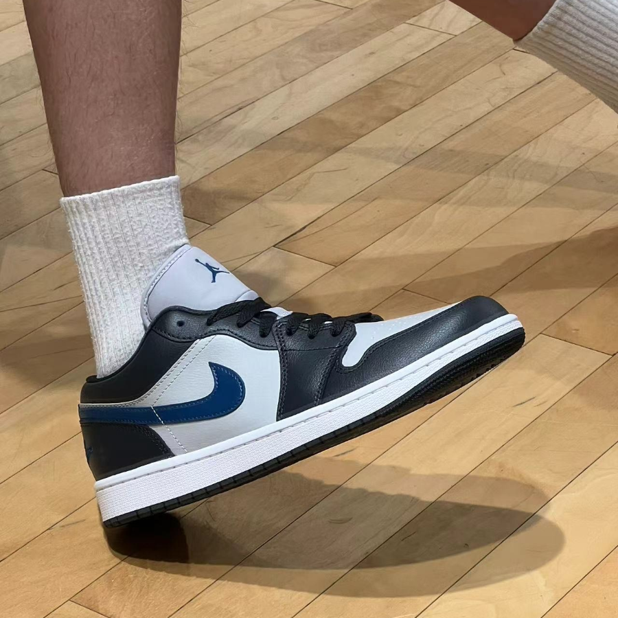 Giày Nike Air Jordan 1 Low ‘Anthracite Industrial Blue’ DC0774-040 - Ảnh 2