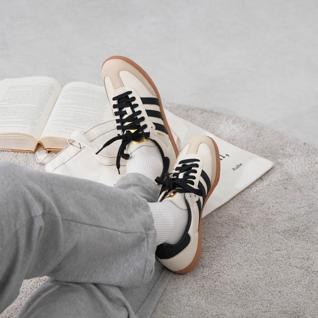 Giày Adidas Samba OG ‘Cream White Sand Strata’ ID0478 - Ảnh 4