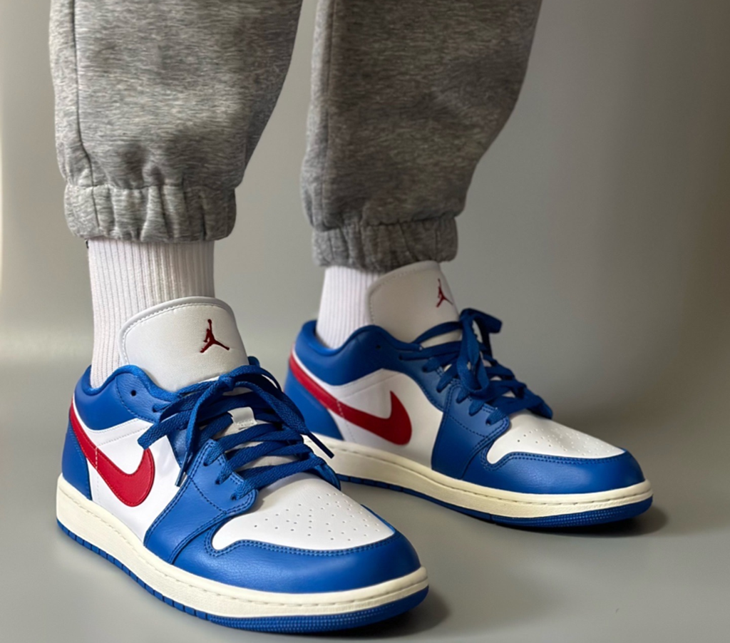 Giày Nike Air Jordan 1 Low ‘Sport Blue’ DC0774-416 - Ảnh 2