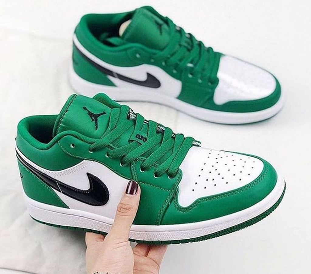 Giày Nike Air Jordan 1 Low 'Pine Green' 553558-301 - Ảnh 6