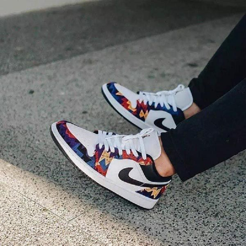 Giày Nike Air Jordan 1 Low SE GS 'Nothing But Net' CZ8657-100 - Ảnh 2