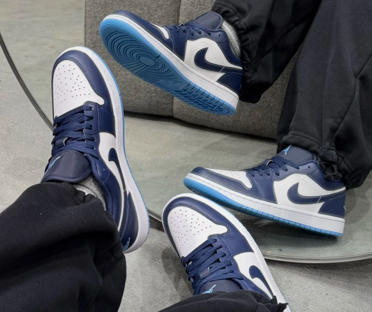 Giày Nike Air Jordan 1 Low 'Midnight Navy' 553558-404 - Ảnh 2