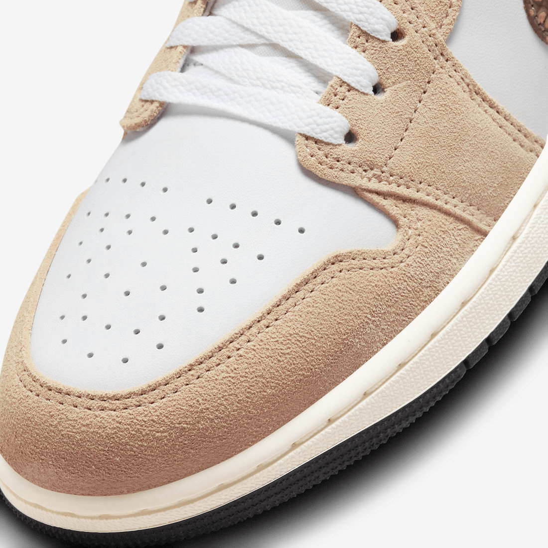 Giày Nike Air Jordan 1 Low 'Brown Elephant' DZ4130-201 - Ảnh 8