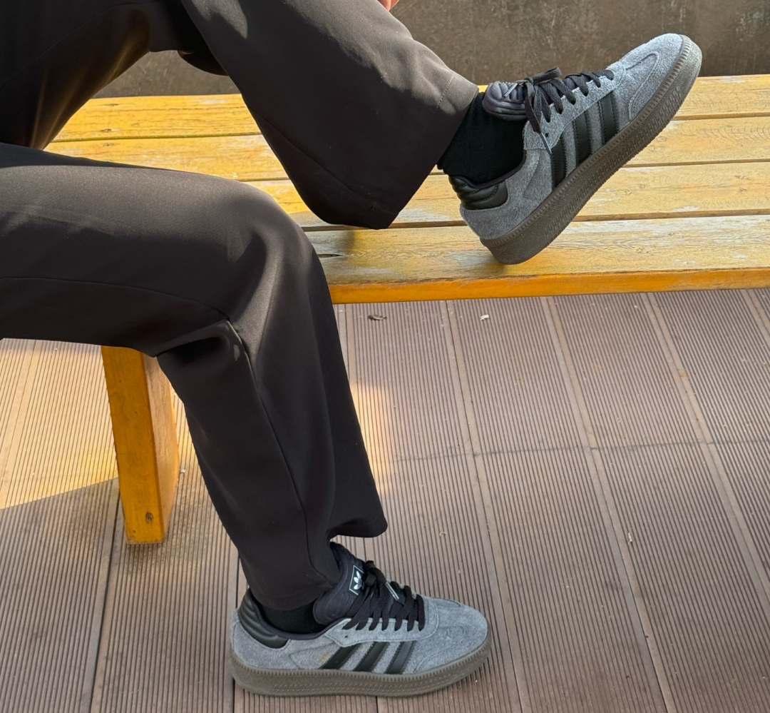 Giày Adidas Samba XLG ‘Grey Black Gum’ ID3201 - Ảnh 2