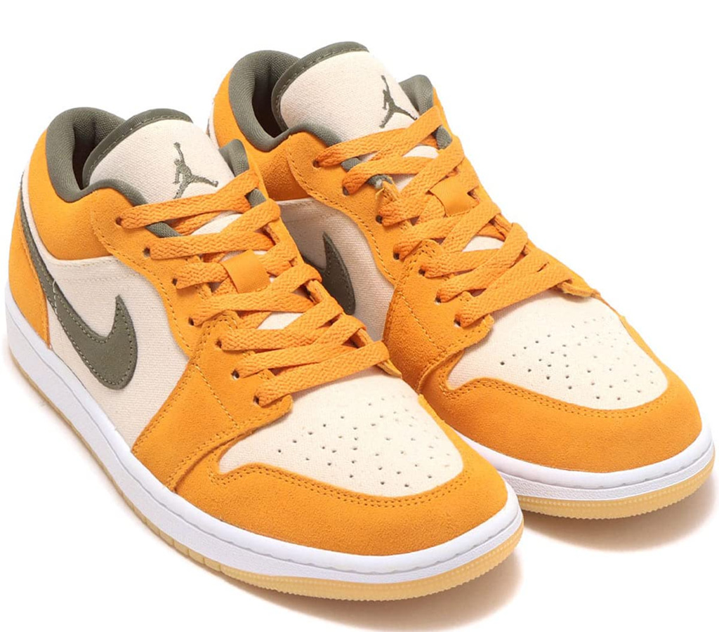 Giày Nike Air Jordan 1 Low ‘Orange Olive’ DH6931-102 - Ảnh 5