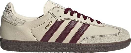 Giày Adidas Samba OG ‘Wonder White Maroon’ IG1987 - 23trk.com