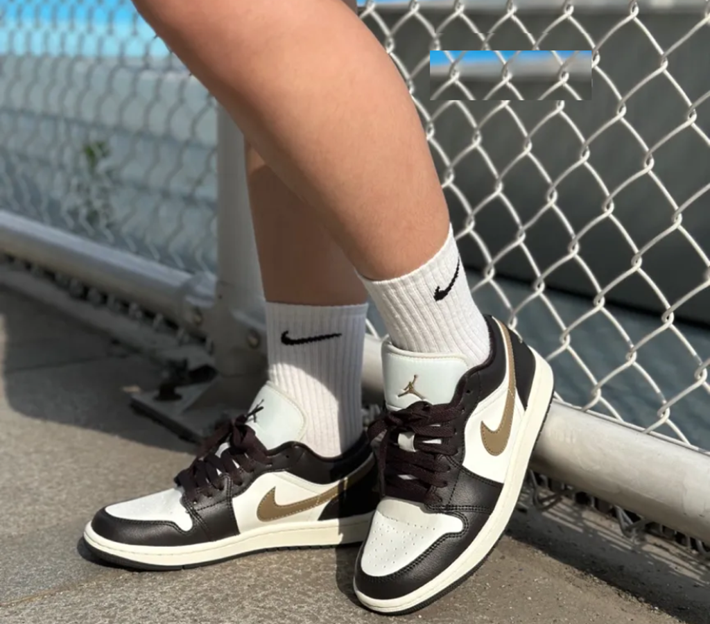 Giày Nike Air Jordan 1 Low 'Shadow Brown' DC0774-200 - Ảnh 3
