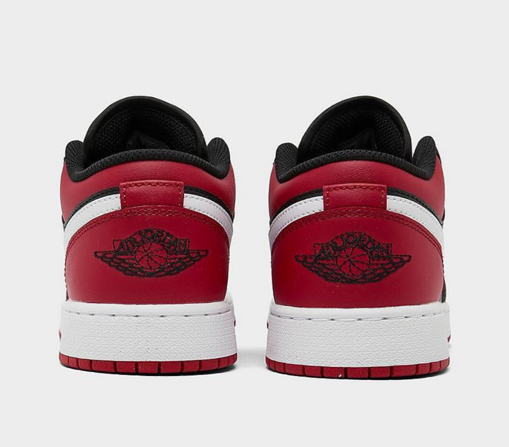 Giày Nike Air Jordan 1 Low GS 'Alternate Bred Toe' 553560-066 - Ảnh 8