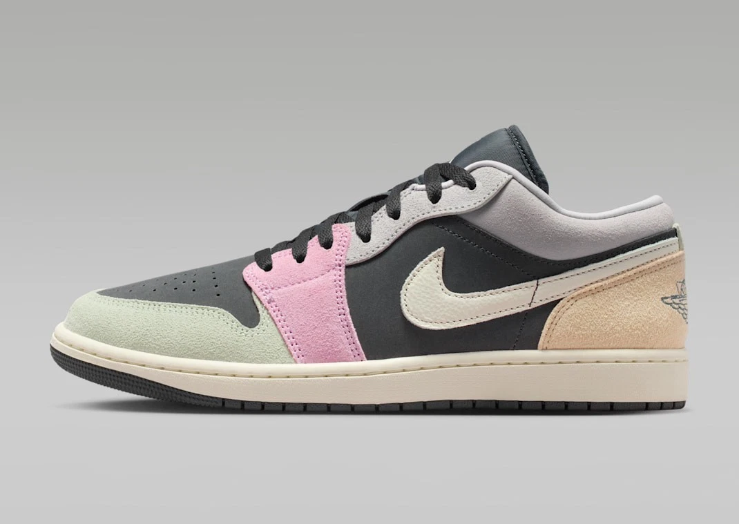Giày Nike Air Jordan 1 Low SE ‘Grey Pink’ IB7109-004 - Ảnh 4