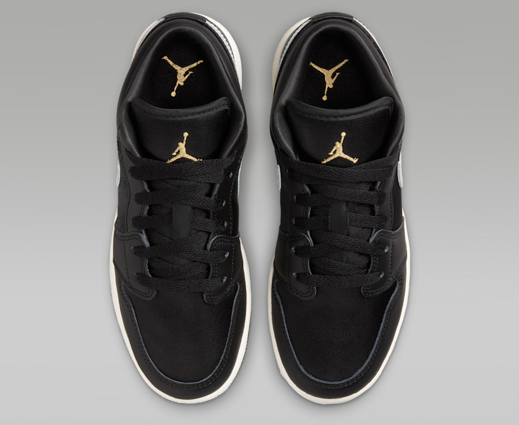 Giày Nike Air Jordan 1 Low SE ‘Black Silver’ FZ3921-001 - Ảnh 5