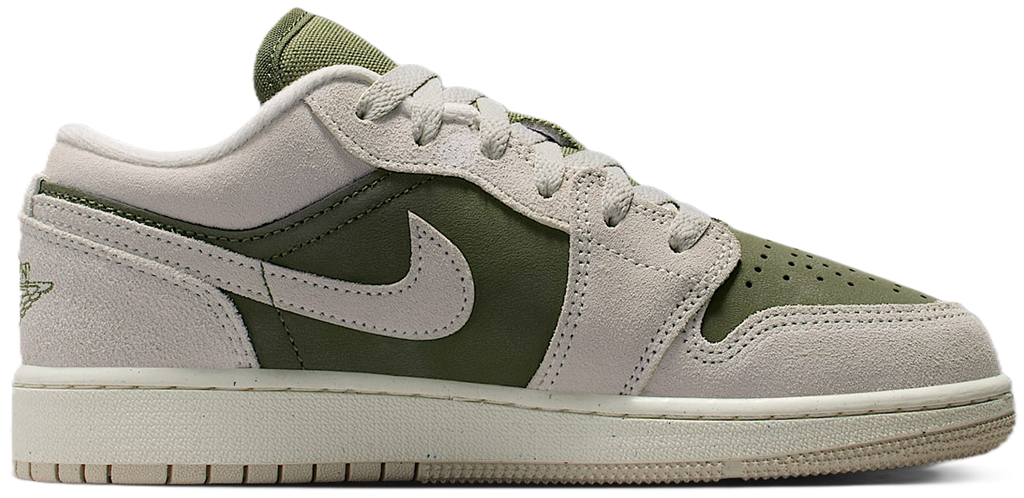 Giày Jordan 1 Low SE ‘Medium Olive Sail’ HV4396-201 - 23trk.com