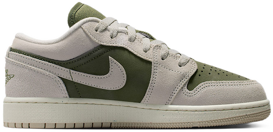Giày Jordan 1 Low SE ‘Medium Olive Sail’ HV4396-201 - 23trk.com