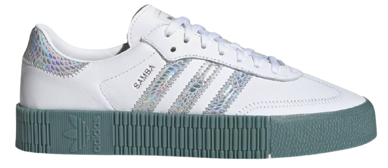 Giày Adidas Wmns Sambarose ‘White Silver Green’ FX6274 - 23trk.com