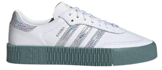Giày Adidas Wmns Sambarose ‘White Silver Green’ FX6274 - 23trk.com
