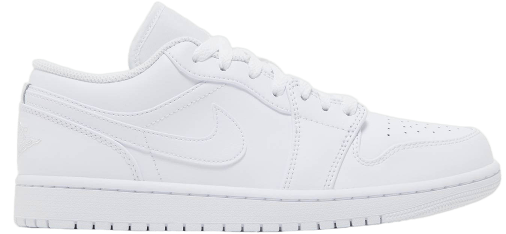 Giày Nike Jordan 1 Low Triple White 553558-136 - 23trk.com