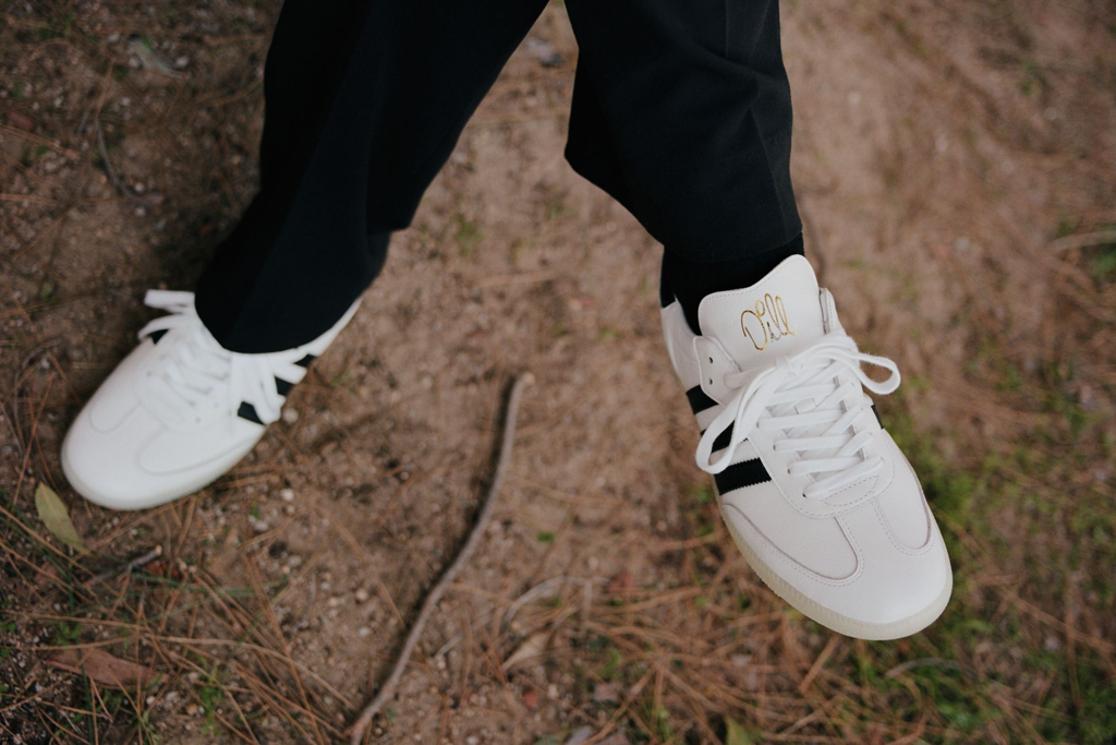 Giày Adidas x Dill Samba 'White Black' GZ4730 - Ảnh 3