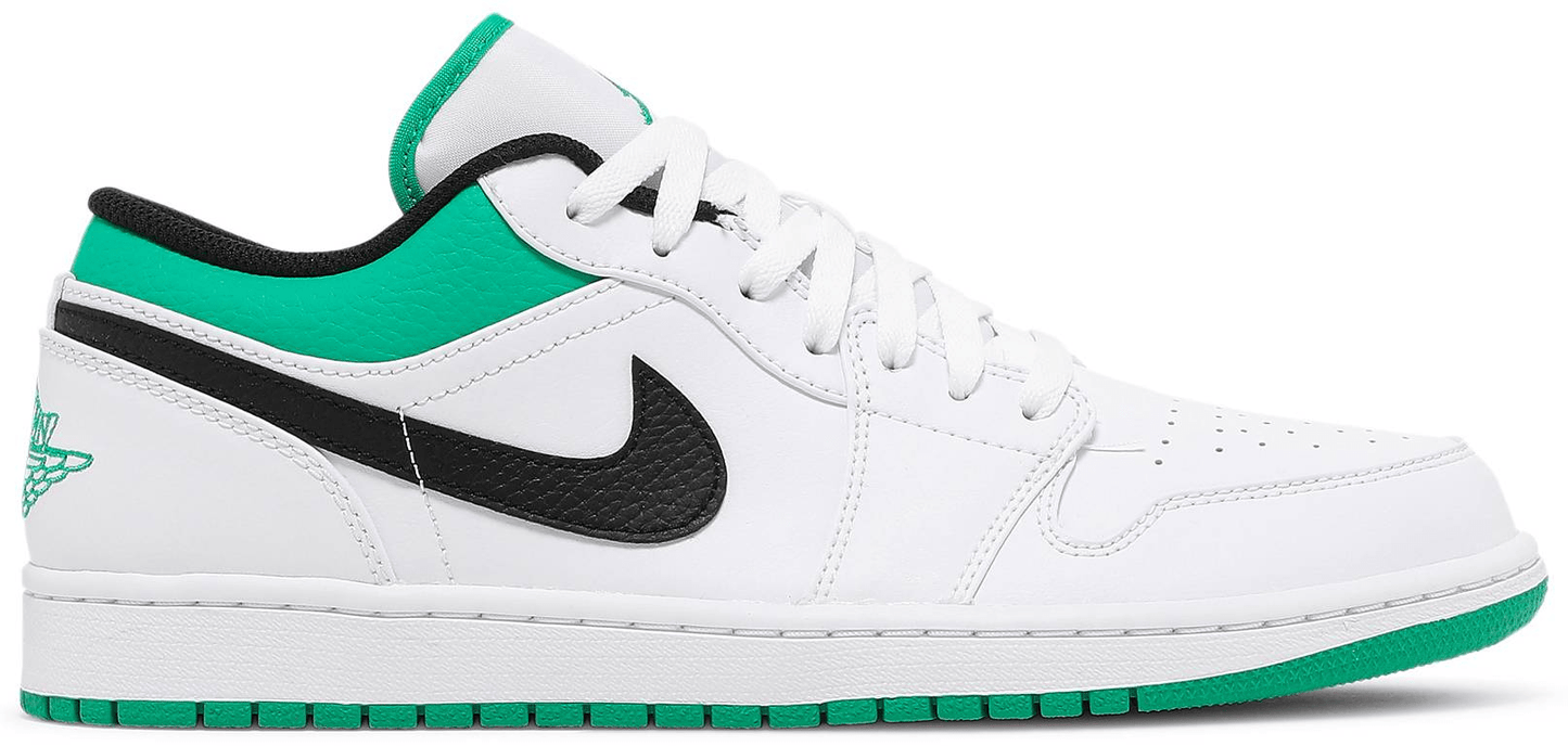 Giày Nike Air Jordan 1 Low ‘White Lucky Green’ 553558-129 - 23trk.com