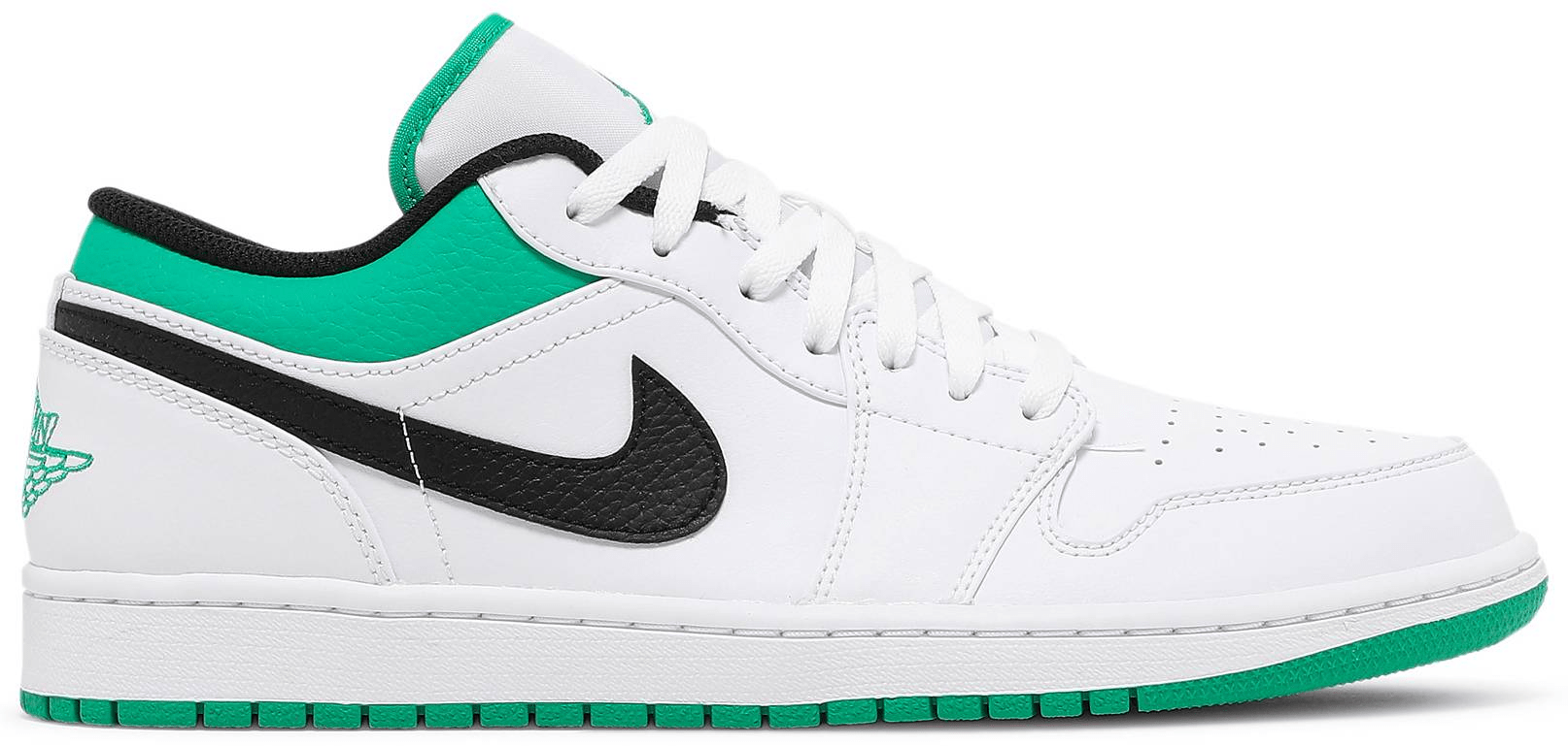 Giày Nike Air Jordan 1 Low ‘White Lucky Green’ 553558-129 - 23trk.com